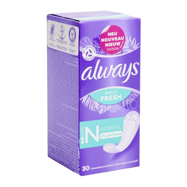 Prot&egrave;ge slip Always Normal sans parfum x30