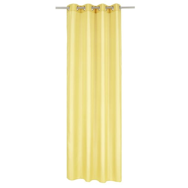 Rideau occultant fen&ecirc;tre jaune 140x180cm