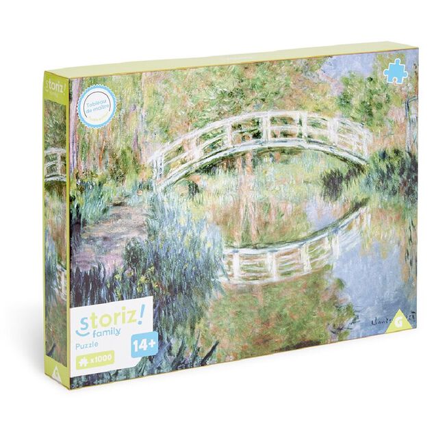 Puzzle ado 1000 pi&egrave;ces peinture pont