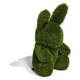D&eacute;coration de jardin &agrave; poser gazon vert lapin 47x35xH54cm