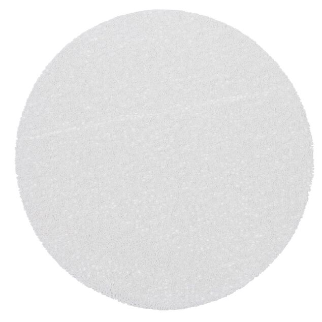 Set de table rond pvc effet spaghetti cr&egrave;me uni &oslash;38 cm