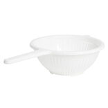 Passoire à queue plastique blanc Ø23xH9cm