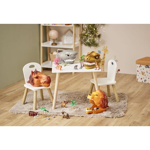 T&ecirc;te de cheval + 20 figurines