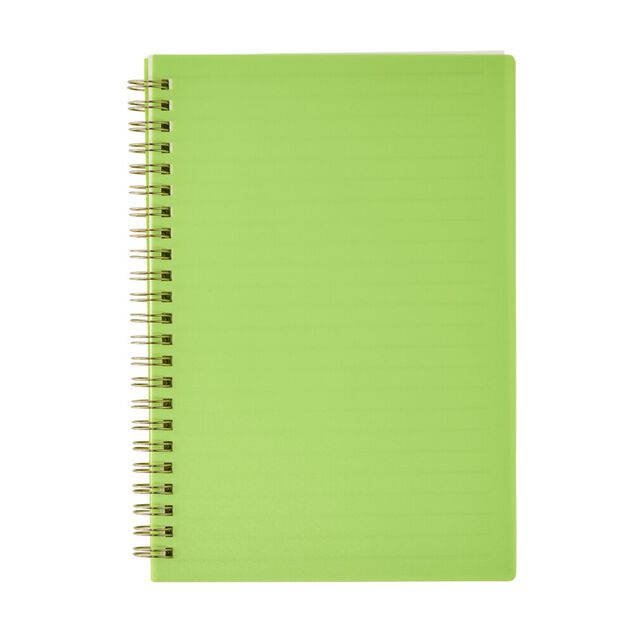 Cahier spirale couverture plastifié orange format A4