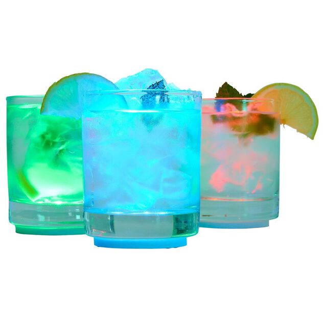 Dessous de verre lumineux &agrave; LED