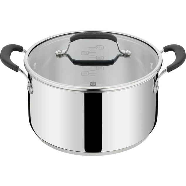 Batterie de cuisine Tefal Jamie Oliver 3 casseroles &Oslash;16/20/24cm avec couvercles