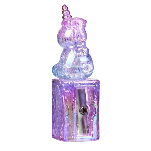 Taille crayon kawaii funny licorne violet et bleu H5,5cm