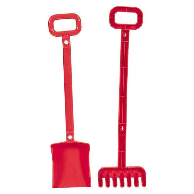 Pelle + r&acirc;teau de plage