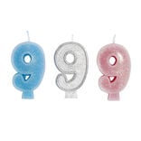 Bougie anniversaire chiffre 9
