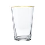 Verre &agrave; eau bord dor&eacute; 29cl x4