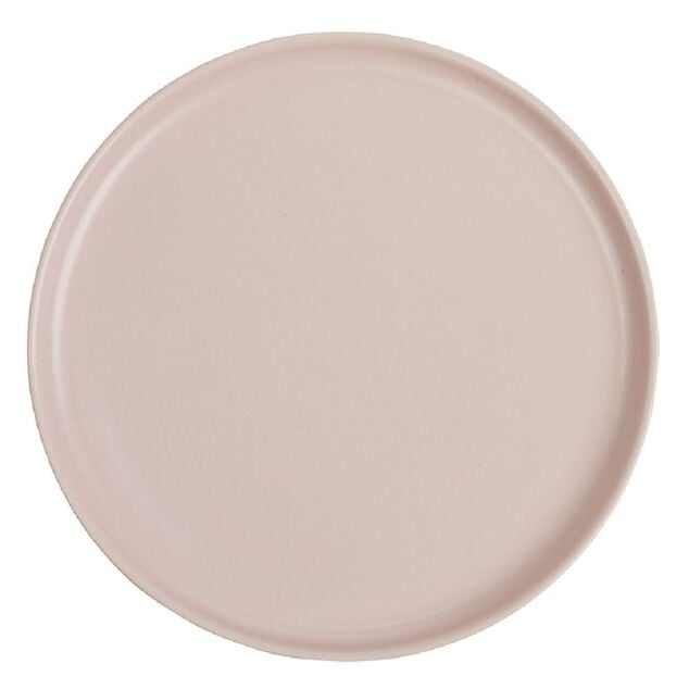 Assiette à dessert ronde Nordic porcelaine rose Ø22cm