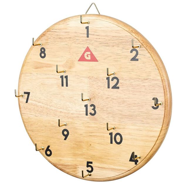 Lancer d'anneaux cible bois