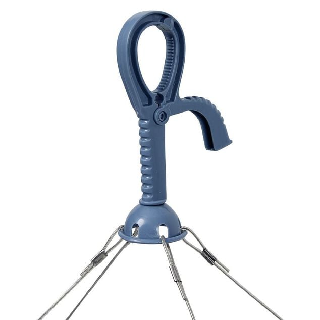 &Eacute;tendoir s&eacute;choir &agrave; linge aluminium noir 46 pinces