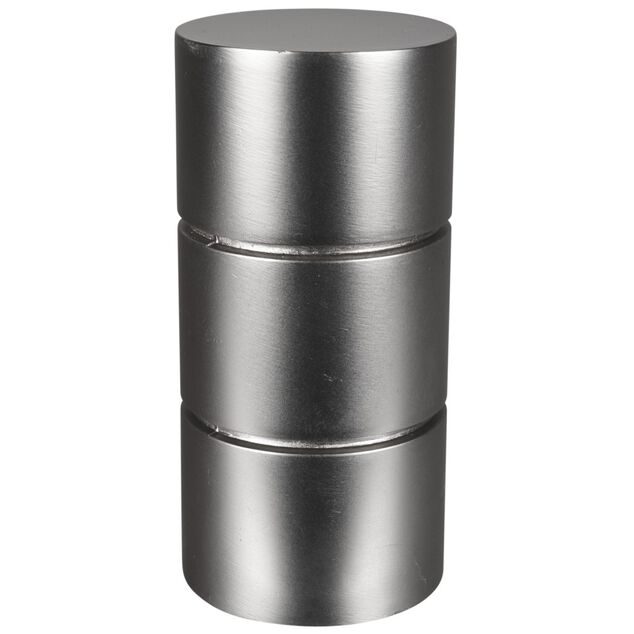 Embout pour tringle &agrave; rideaux x2 couleur m&eacute;tal nickel