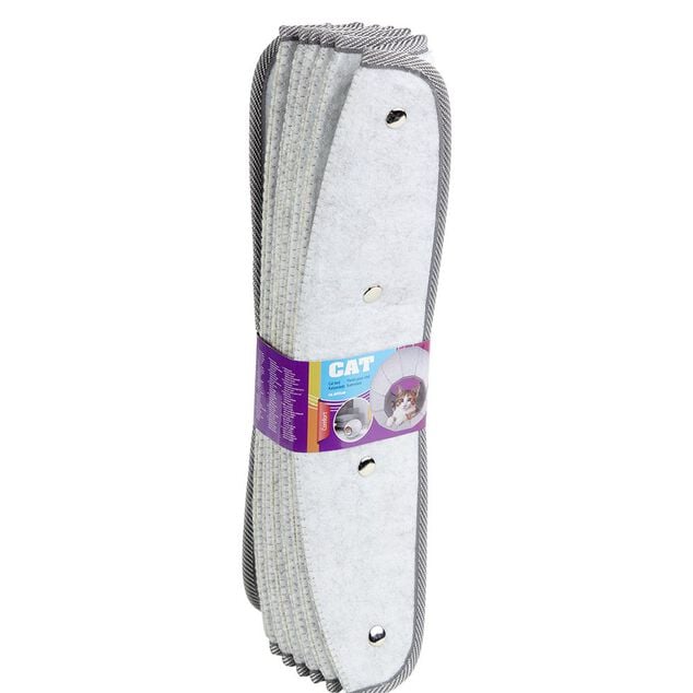 Maison pour chat feutrine blanc L41xl41xH12 cm