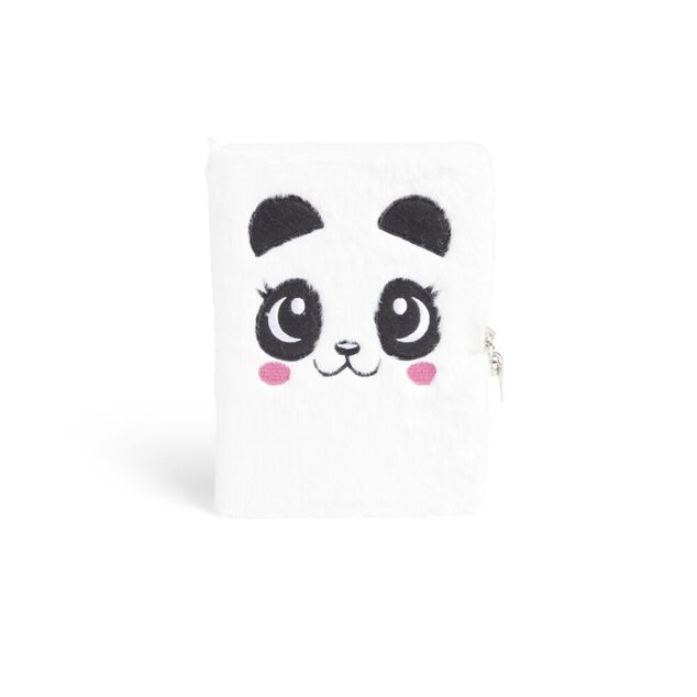 Carnet de note avec couverture en peluche 24x17cm - 5 mod&egrave;les