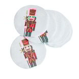Lot de 12 serviettes en papier toucher doux soldat Casse-Noisette 33x33cm