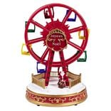 Grande roue fête foraine animée lumineuse musicale village de Noël