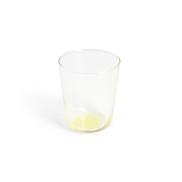Lot de 6 verres 31cl transparents avec fond color&eacute;