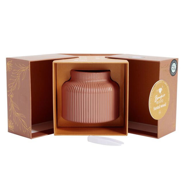 Bougie parfum&eacute;e verre bracelet argent&eacute; &Oslash;9xH7cm (6 mod&egrave;les)