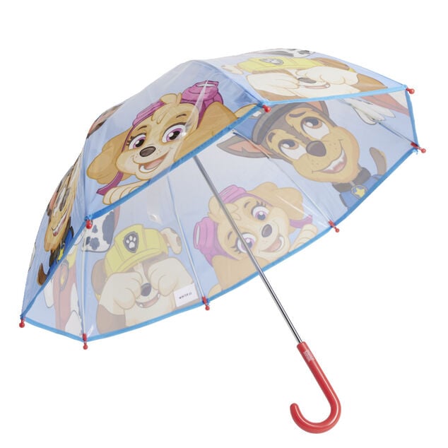 Parapluie Pat Patrouille bleu polyester et m&eacute;tal