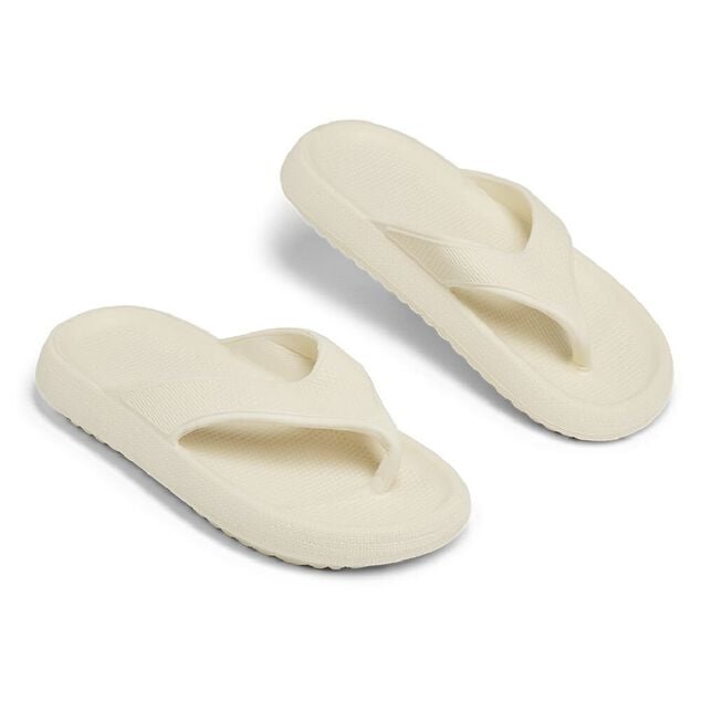 Tongs caoutchouc beige 44/45