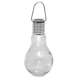Ampoule solaire &agrave; suspendre verre transparent