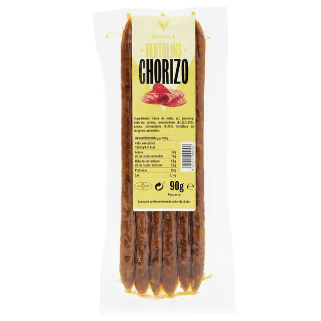 Saucisson chorizo Ventula 90g