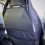 Housse de si&egrave;ge de voiture noir 52x128cm