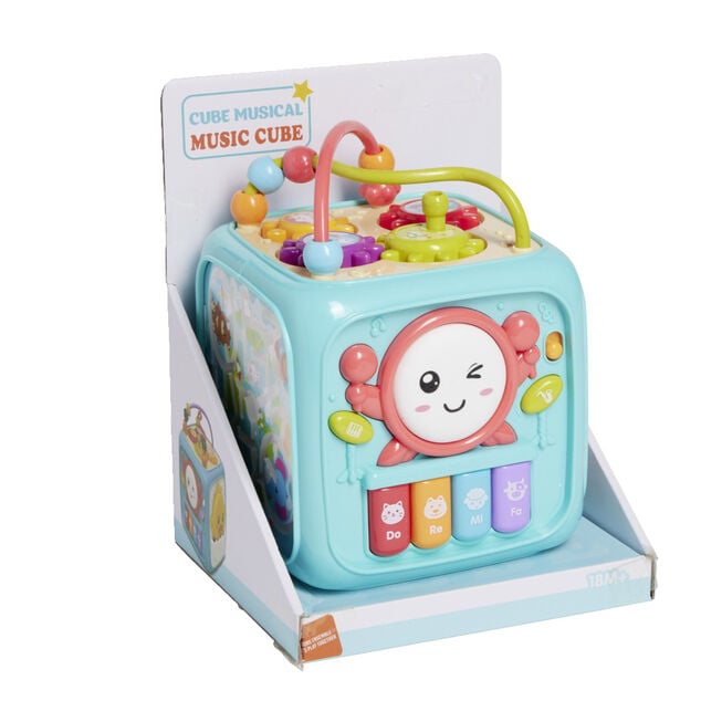 Cube activité enfant 14x14x17,7cm