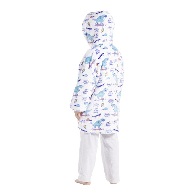 Pull plaid enfant motif renne ou dinosaure Taille unique - 2 mod&egrave;les