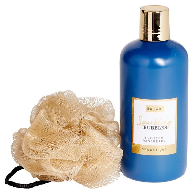 Gel douche et fleur de bain Sparkling bubble 300ml