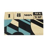 Calendrier perp&eacute;tuel bois