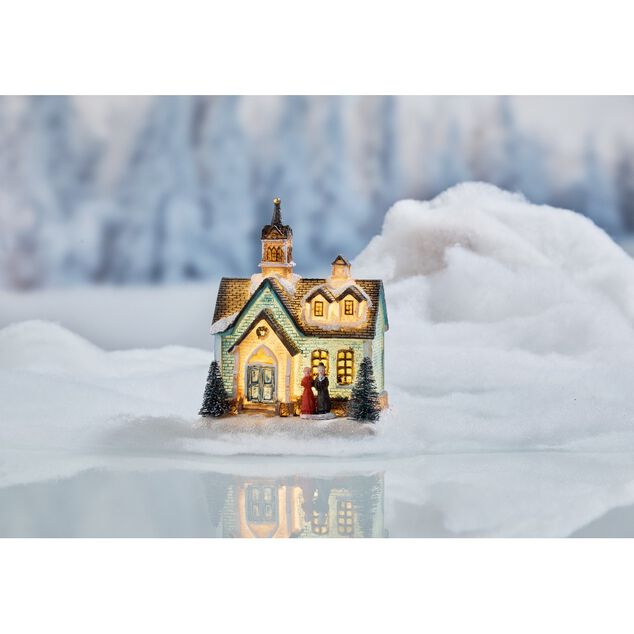 Maison lumineuse miniature 2 LED