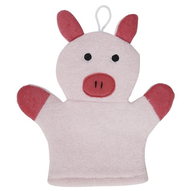Gant de douche exfoliant enfant canard
