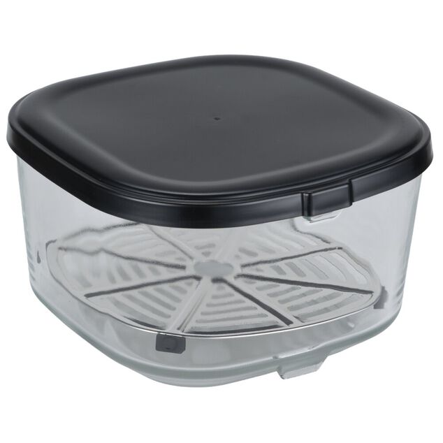 Friteuse &agrave; air chaud 4,5 L 1500 W grille incluse 30X27XH33 cm noir