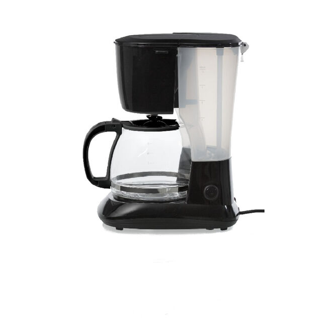 Cafeti&egrave;re &eacute;lectrique Homday noire 1,25 L