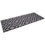 Tapis de cuisine antidéapant absorbant imprimé tomette bleu 50x80cm