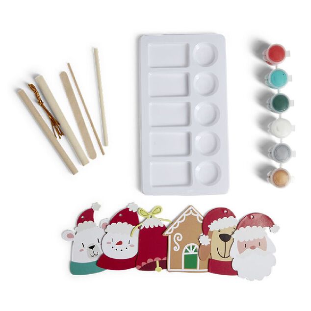 Suspension de No&euml;l &agrave; confectionner x6