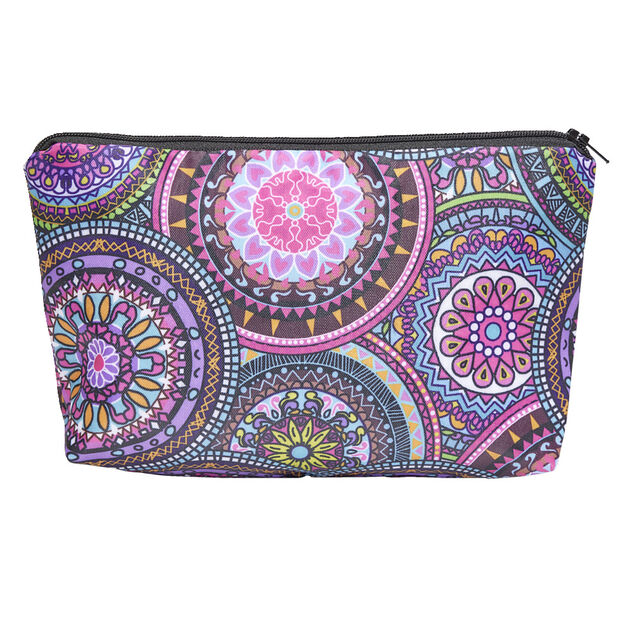 Trousse de toilette motif ottoman indien 15x22cm - 4 mod&egrave;les