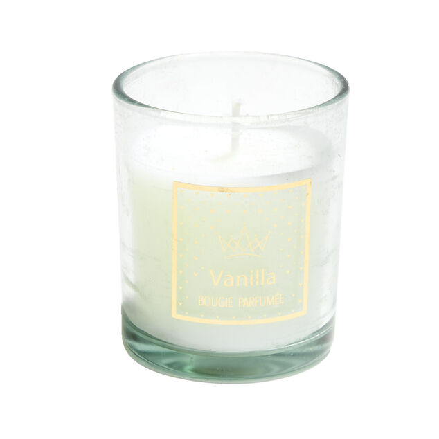Bougie parfum&eacute;e 18H pot en verre - 3 mod&egrave;les