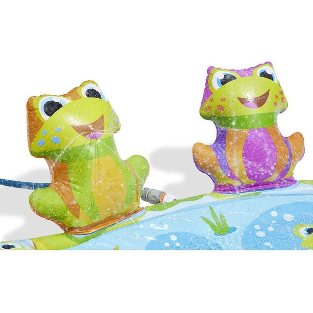 Tapis gonflable avec jets d'eau enfant