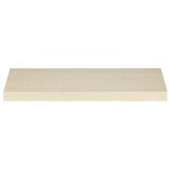 &Eacute;tag&egrave;re murale rectangulaire bois beige
