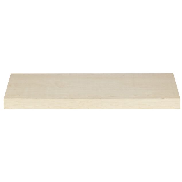 &Eacute;tag&egrave;re murale rectangulaire bois beige