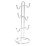 Porte tasses gris en métal