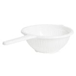 Passoire à queue plastique blanc Ø23xH9cm