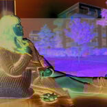 Miroir adhésif sans tain PVC 23x17cm