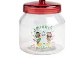 Pot en verre Disney Mickey Merry Kissmas avec couvercle &Oslash;16xH20cm