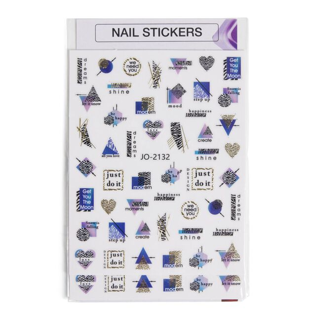 Feuille stickers pour ongles