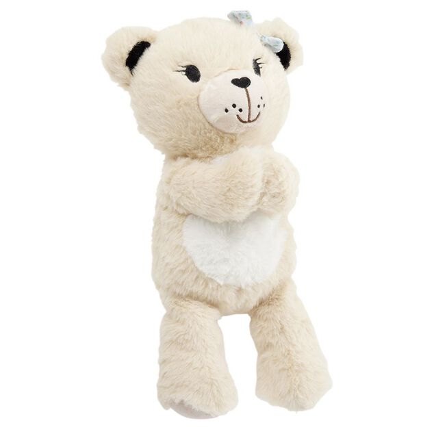 Peluche ours polyester H22,5cm (2 mod&egrave;les)